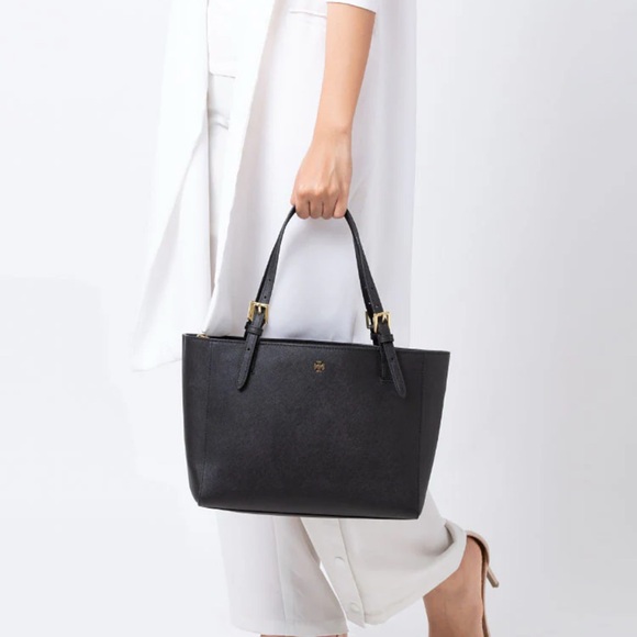 New Tory Burch Emerson Small Tote - white - Picture 5 of 5